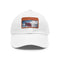Nordic Pride Baseball Cap in White with Light Brown Patch.