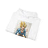 Navy Super Saiyan Fury Hoodie - Men's Regular Fit Dragon Ball Z Sweatshirt