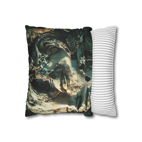 Fractured Mindscape of a Dreaming God Double-Sided Square Cushion Cover