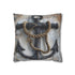 Nautical Anchor — Faux Suede Cushion Cover — Front 40×40 cm Square Cushion View