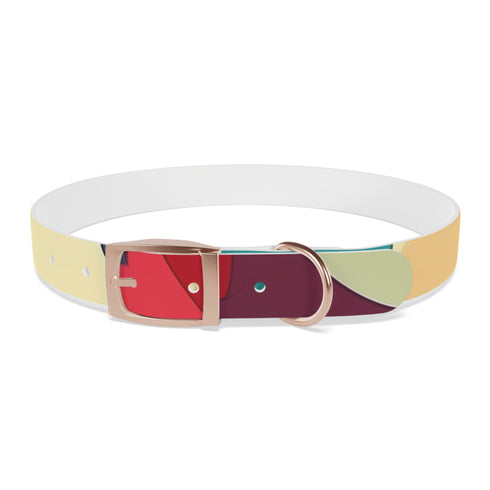 Retro Waves Dog Collar: Vibrant, Stylish and Fun!