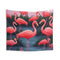 Flamingo Serenade Wall Tapestry | Wall Tapestry | Accessories, All Over Print, AOP, Home & Living, Home Decor, Indoor, Tapestry | Prints with Passion