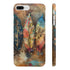 Bohemian Feathers Phone Case: Free Spirit Glossy Slim iPhone 7 Plus