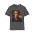 Charcoal crew neck tee with Anakin Skywalker vibrant portrait painting