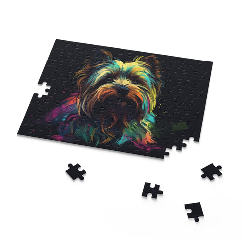 Charming Yorkshire Terrier puzzle for dog lovers and enthusiasts.