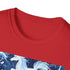 Symphony of the Wild butterfly pattern white cotton T-shirt 2XL.