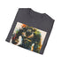 Charcoal cotton crew neck tee displaying powerful Kong graphic