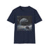 Death Star Fear the Power T-Shirt in Charcoal, Size S.