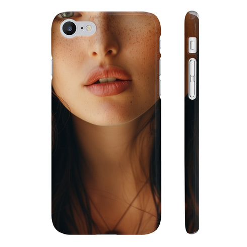 Slim iPhone 7/8 Plus matte phone case with glossy Hollywood glamour.
