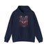 Wild Wisdom Animal Spirit Hoodie in Navy, Regular Fit Unisex/Women's.