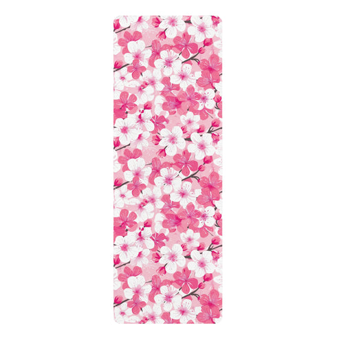Pink Blossom Yoga Mat