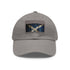 Brave and Bonnie Scottish Flag Cap, White with Light Brown Patch