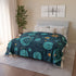Deep Space Cosmic Nebula Seamless Plush Fleece Throw Blanket - View 12 | Prints With Passion