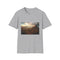 Shambala City of Light watercolor graphic tee - Charcoal, Regular fit.