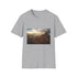 Shambala City of Light watercolor graphic tee - Charcoal, Regular fit.