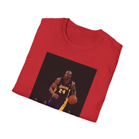 Charcoal Kobe Bryant tee with vivid Lakers design and comfortable cotton fabric