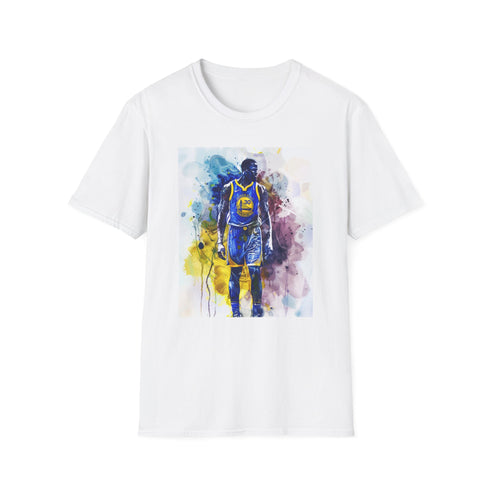 Charcoal cotton crew neck T-shirt featuring Draymond Green graphic