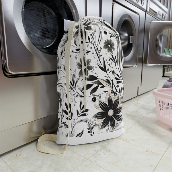 Monochrome Pattern Laundry Bag | Home Decor | Accessories, All Over Print, AOP, Bags, Laundry, Sublimation | Prints with Passion