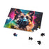 German Shepherd jigsaw puzzle featuring adorable dog face for dog lovers.