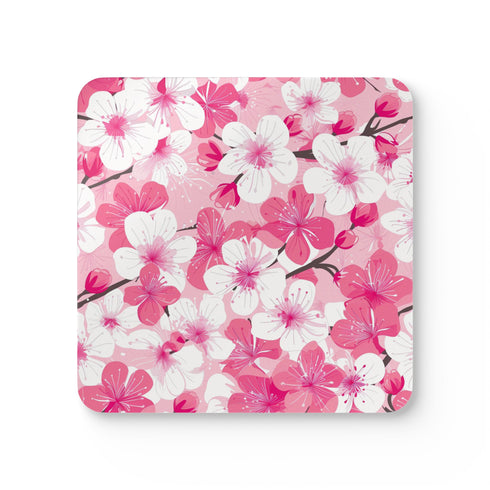 Ocean blue eyes square corkwood coasters with mesmerizing pattern.