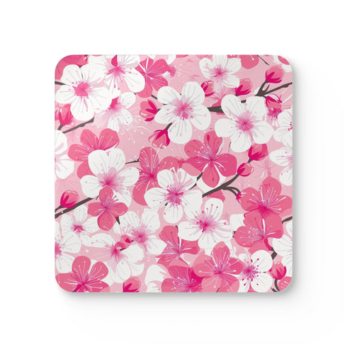 Square ocean blue eyes corkwood coasters for kitchen and desk.