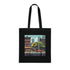 Colorful arcade-themed tote bag inspired by 80s video game pixels.