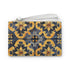 Artisan tile clutch bag with unique traditional craftsmanship inspired pattern.
