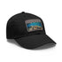 Great Barrier Reef baseball cap with coral reef design in white.
