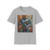 Spartan Strength Master Chief painting t-shirt in charcoal, size S.