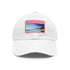 Malibu Dreamin Baseball Cap in White with Light Brown Patch