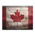 Canadian flag jigsaw puzzle with vibrant red and white colors.