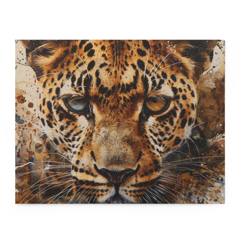Wild Cheetah Print Jigsaw Puzzle - Beautiful wildlife design perfect for animal lovers and puzzle enthusiasts