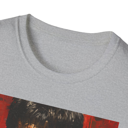 Scarred Legacy Charcoal Cotton Crew Neck T-Shirt.