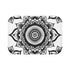 Mandala Harmony Bath Mat 24x17 - Tranquil Zen Garden Bathroom Decor