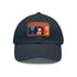 Neon Watercolor Dreams Kate Beckinsale Baseball Cap with Light Brown Patch