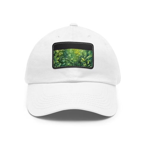 Gondorian Grove Baseball Cap White Light Brown Rectangle Unisex Cotton Vegan_lc9890
