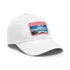Galapagos Explorer Baseball Cap, White with Light Brown Patch Explorer Design