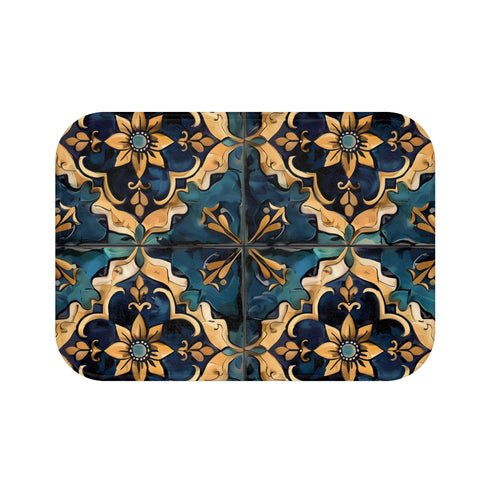 Artisan Tiles Bath Mat Collection for stylish bathroom oasis.