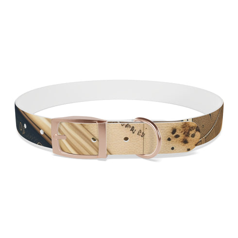 Wanderlust Dog Collar: Vintage Maps