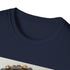 Charcoal steampunk t-shirt with intricate clockwork gears in a regular fit