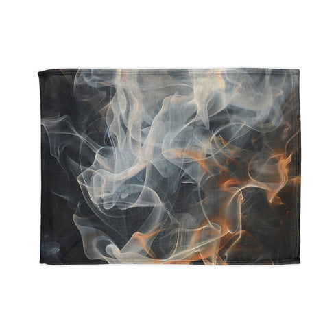 Modern art-inspired Smoke & Mirrors Blanket for Mother's Day rest and sleep.