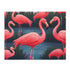 Vibrant pink flamingo jigsaw puzzle, perfect for bird lovers.