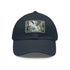 White cotton Congo rainforest themed rectangle patch cap for all.