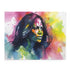 Colorful Michelle Obama Neon Colors Jigsaw Puzzle - 10" x 8"