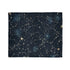 Celestial Constellation Stars Night Sky Plush Fleece Throw Blanket - View 2 | Prints With Passion