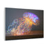 Jellyfish with Fiber Optic Tentacles Stretched Canvas Wall Art