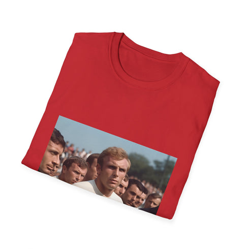 A Captain's Legacy: The Spirit of '66 T-shirt - Commemorate Bobby Moore's iconic leadership in the 1966 World Cup victory with this captivating design that exudes the spirit of national pride and sporting glory. Feel the roar of the crowd and the weight of history with every wear.