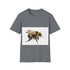 Bumblebee beauty watercolor tee in charcoal, size S.