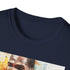 Charcoal cotton t-shirt with watercolor Kevin Durant basketball portrait