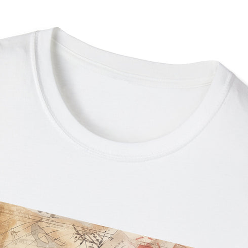 Charcoal t-shirt featuring vintage airplane design evokes adventure and wanderlust